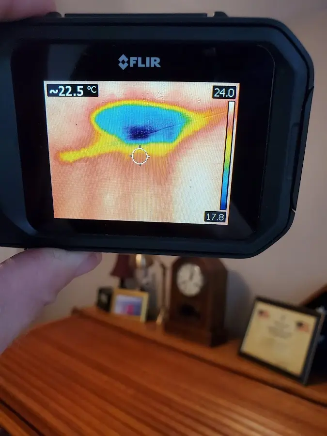 Thermal imaging inspection for water damage in Hilo