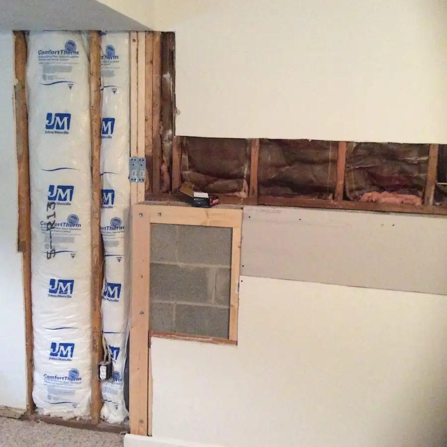 Wall insulation replacement during Odor Removal & Deodorization in Hilo